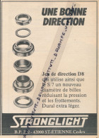 Ancienne Publicité (1980) : STRONGLIGHT, Jeu De Direction D8, Dural Extra Léger, Saint-Etienne - Publicités