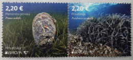 CROATIA 2024 Europa CEPT. Underwater Fauna & Flora - Fine Set MNH - Croatia
