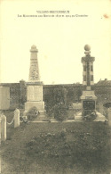 80  VILLERS BRETONNEUX - LES MONUMENTS AUX MORTS DE 1870 ET 1914 AU CIMETIERE (ref 7259) - Villers Bretonneux