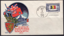 1945 Staehle Cover - World War II, Brussels Liberated, Sept 4, Washington DC - Lettres & Documents