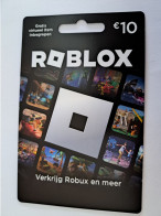 CADEAU   GIFT CARD  /  ROBLOX   / CARD ON BLISTER - /  CARD   / NOT LOADED MINT CARD ** 16679 ** - Cartes Cadeaux