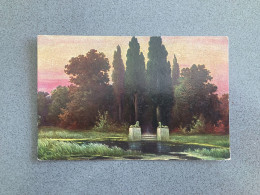 W. Hoy Cypressenhain - Cypress-grove - La Cypriere Carte Postale Postcard - Paintings