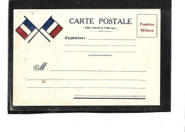 Théme- MILITARIA- Carte Patriotique- Carte-Postale Franchise-Militaire " Vierge " - Patrióticos