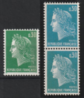 YT N° 1611 Couleur Bleu Et Bleu Vert - Neufs ** - MNH - - Unused Stamps