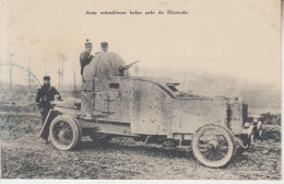 GUERRE 1914 - Auto Mitrailleuse Belge Près De DIXMUDE - Matériel - Guerre 1914-18