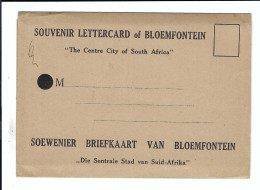 SOUVENIR LETTERCARD OF BLOEMFONTEIN    6 VIEWS - Sudáfrica