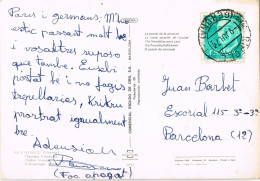 55170. Postal RIPOLL (Gerona) 1974. Vista Del Claustro Romanico - Cartas & Documentos