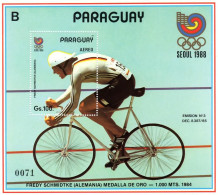 Paraguay 1988, Olympic Game In Seoul, Cycling, BF - Paraguay