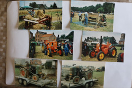 X-X/Lot De 23 Photos - Raportage De Photos D'une Exposition De Tracteurs Agricoles  Photo D'un Amateur.10x15 Cm - Otros & Sin Clasificación