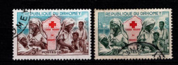 - DAHOMEY - 1962 - YT N° 175 / 176 - Oblitérés - Croix Rouge - Benin - Dahomey (1960-...)
