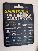 CADEAU   GIFT CARD  / SPORTS GIFT CARD  / CARD ON BLISTER - /  CARD   / NOT LOADED MINT CARD ** 16680** - Cartes Cadeaux
