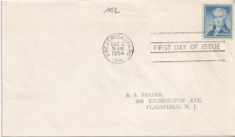 USA, Dec 2 1954, Fredericksburg - 1951-1960