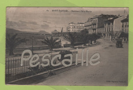83 VAR - CP SAINT RAPHAEL - BOULEVARD FELIX MARTIN - CLICHE PAPETERIE PARISIENNE N° 67 - CIRCULEE EN 1913 - Saint-Raphaël