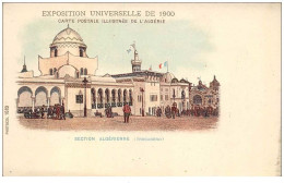 Algerie. N°47688 . Exposition De 1900 . Drapeau . Cp Pub . Illustrateur - Andere & Zonder Classificatie