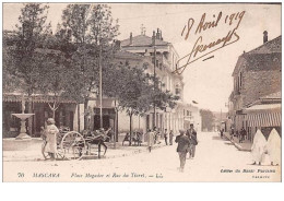 Afrique . N°49581 . Algerie . Mascara.place Mogador Et Rue Du Tiaret - Andere & Zonder Classificatie