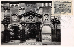 Belgique.n°57895.anvers.maison Rubens.carte Maximum - Other & Unclassified