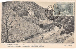 Andorre.n°57862.la Massana.pont De St Antoine.carte Maximum - Andorre