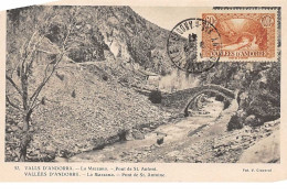 Andorre.n°57861.la Massana.pont De St Antoine.carte Maximum - Andorre