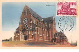 1949 - Carte Maximum - N°151294 - Belgique - église Abbatiale - Cachet - Vaux-sous-chèvremont - Chaudfontaine