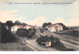 Sénégal - N°60958 - Afrique Occidentale - DAKAR - Ateliers Et Dépôt Du Chemin De Fer - Senegal
