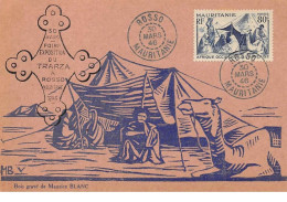 1946 - Carte Maximum - N°151323 - Mauritanie - Foire Exposition Du Traza - Cachet - Rosso - Mauritania