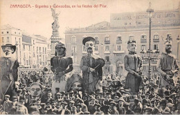 Espagne - N°60849 - ZARAGOZA - Gigantes Y Cabezudos En Las Fiestas Del Pilar - Zaragoza