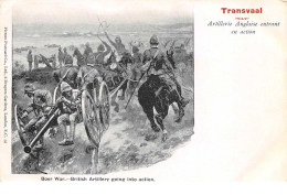 Afrique Du Sud. N°100425 . Artillerie Anglaise Entrant En Action - Sudáfrica
