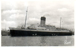 Paquebot Pasteur (Cie Sud Atlantique) Février 1951 - Passagiersschepen