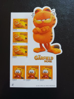 Switzerland 2024 Suisse Film THE GARFIELD Baby Movie Hungriest Cat Stars Ms6v Mnh - Unused Stamps