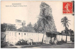 Inde . N°50466 . Pondichéry . Pagode De Chettys-covil - Indien