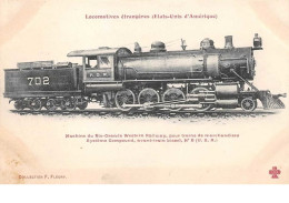 Etats-unis . N°50930 . 702 Rio-grande Western . Railway . Train . Locomotive . - Other & Unclassified