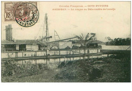 COTE D'IVOIRE.n°31171.ABIDJEAN.LA DRAGUE AU DEBARCADERE DE LOCODJO - Côte-d'Ivoire