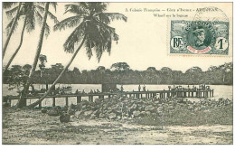 Cote D Ivoire. N°35401.wharf Sur La Lagune. Abidjean - Costa D'Avorio