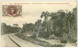 Cote D Ivoire. N°35397.le Chemin De Fer Dans La Foret - Costa D'Avorio