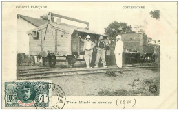 Cote D Ivoire. N°35381.train Blindé En Service - Costa De Marfil
