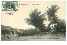 Cote D Ivoire. N°35367. Un Boulevard. Afrique Occidentale.grand Bassam - Côte-d'Ivoire