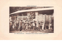 Congo Francais . N°51121 . Brazzaville . Briqueterie Des Travaux Publics . Les Fours - Brazzaville