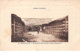 Congo Francais . N°51119 . Brazzaville . Briqueterie Des Travaux Publics.sechoirs - Brazzaville