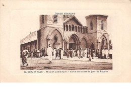 Congo Francais . N°51118 . Brazzaville . Sortie De Messe Le Jour De Paques - Brazzaville