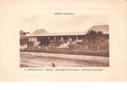 Congo Francais . N°51109 . Brazzaville . Plaine . Messagerie Fluviales . Bureaux - Brazzaville