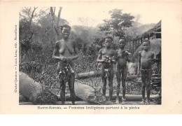 Congo Français . N° 51088 . Haute-sangha . Femmes Indigenes Partant A La Peche . Beauté - Französisch-Kongo