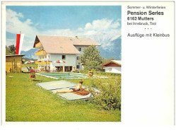Autriche. N°50411 . Mutters .pension Serles Tirol. Cpsm 10 X 15cm. - Mutters