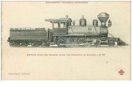 Colombie . N°41554 . Les Locomotives.train - Colombie
