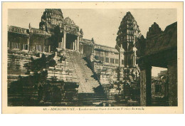 Cambodge. N°35521.escalier Central.angkor-vat - Kambodscha