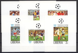 Football / Soccer / Fussball - WM 1978:  Liberia  6 SoBl ** - 1978 – Argentina