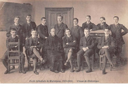 Belgique - N°61202 - Ecole Abbatiale De MAREDSOUS 1911-1912 - Classe De Rhétorique - Carte Peu Courante - Anhée