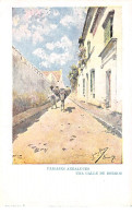 Espagne - N°67249 - Paisajes Andaluces - Una Calle De Bornos - Illustrateur, N°4 - Otros & Sin Clasificación