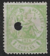 ESPAÑA 1874.-EDIFIL 150T - Used Stamps