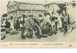 SIERRA-LEONE.n°31181.TROUPES ANGLAISES A FREETOWN.1914 - Sierra Leone