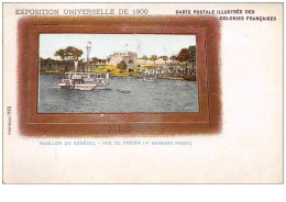 Senegal . N°47700 . Vue De Podor. Exposition De 1900 . Drapeau . Cp Pub . Illustrateur - Sénégal